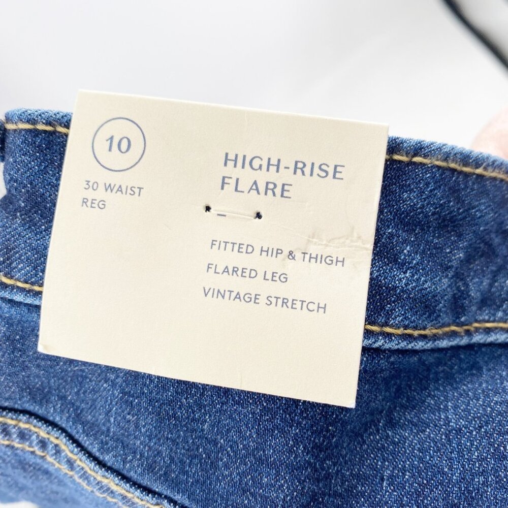 Universal Threads Goods Co. High Rise Flare Jeans Size 10 30" Waist Regular NWT - Picture 7 of 7